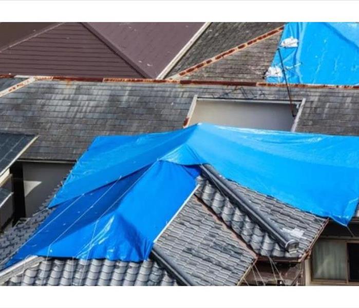 Roof tarping services available during monsoon season